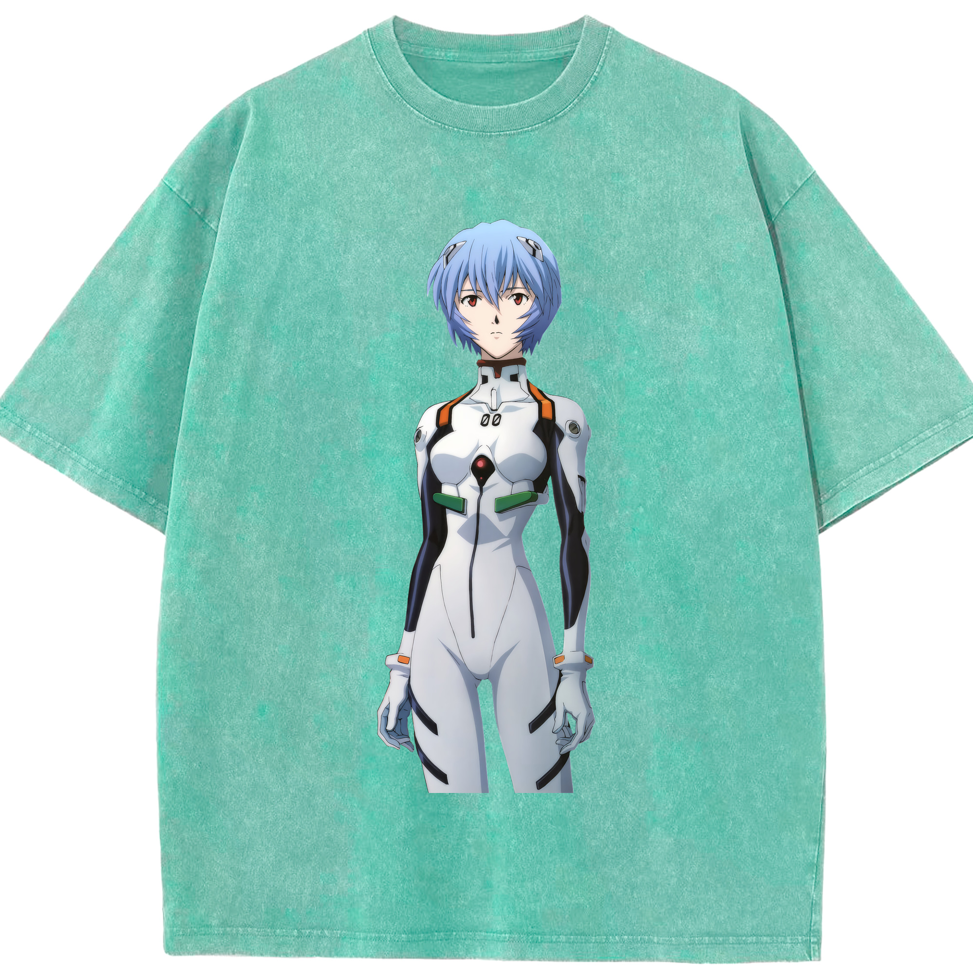 （画像用） EVA 新世紀エヴァンゲリオン 綿100% ヴィンテージ風 半袖Tシャツ（フロントプリント）